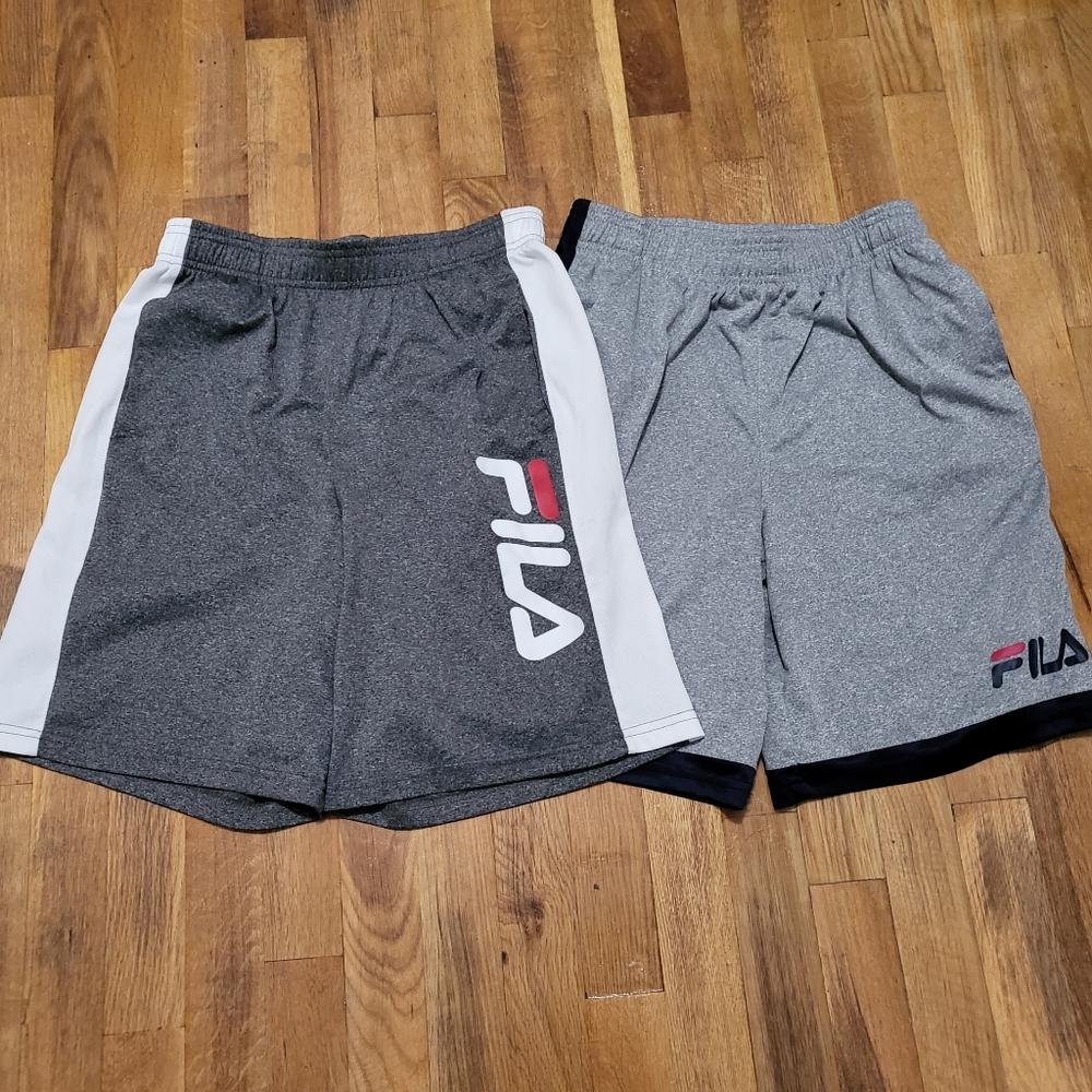 Lot of 2 Boys Fila shorts